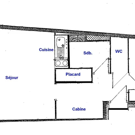 Les Saisies: T2 Cabine, 6 Pers, Terrasse Sud, Animaux Admis Apartment